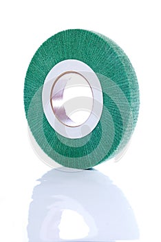 Green, abrasive wheel