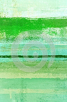 Green Abstract Art Painting