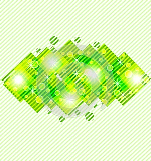 green abstract background.