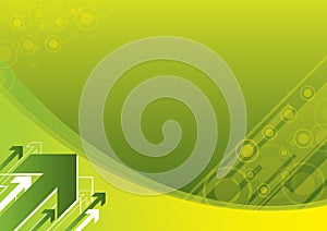 Green abstract background