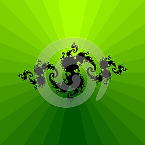 Green Abstract Background DigitalCreative Art