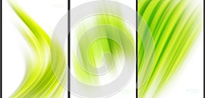 Green Abstract background high technology collection