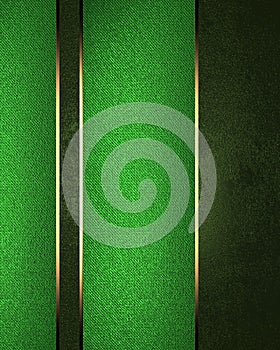 Green abstract background with strips. Template for design. copy space for ad brochure or announcement invitation