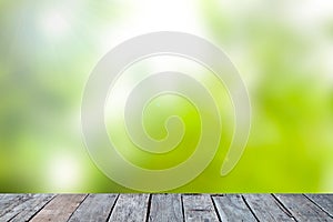 Green abstract blur nature background