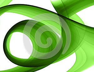 Green abstract formation