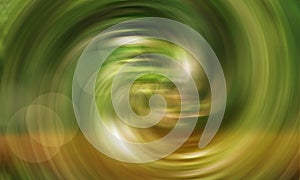 green abstract nature background twirl blur technique