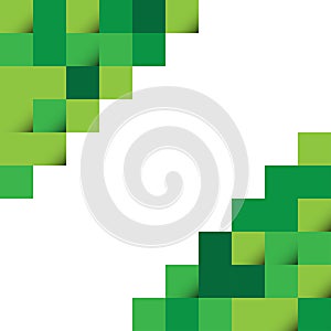 Green abstract squares Background design for poster flyer cover brochure