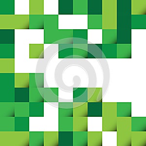 Green abstract squares Background design for poster flyer cover brochure