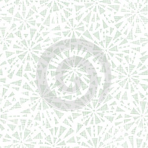 Green abstract triangles textile texture seamless