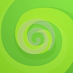Green Abstract Twirl Background