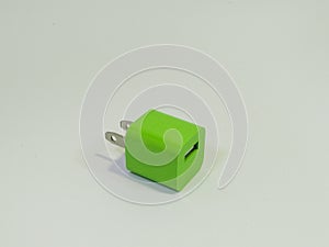 Green adapter plug