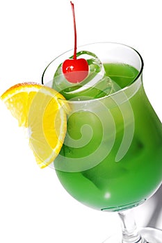 Green Alcoholic Cocktail