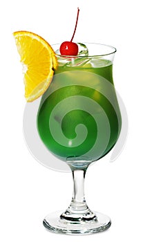 Green Alcoholic Cocktail