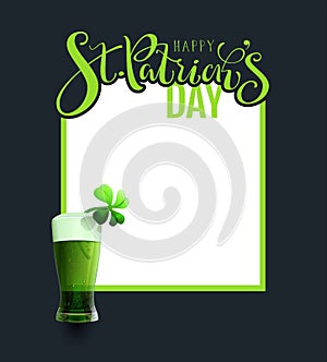 Green ale beer traditional irish saint patricks day drink cocktail