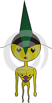 Green Alien ET