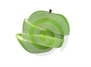 A green apple