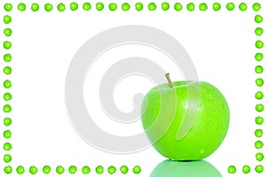Green apple frame