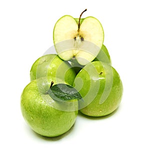 Green apple fruits