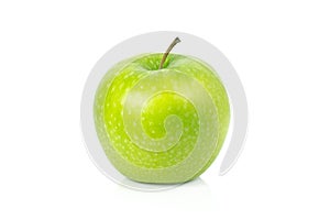 Green apple isolate on white background