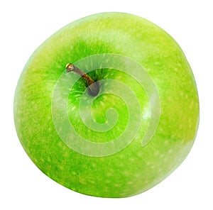 Green apple isolated on white