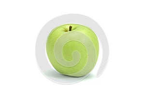 Green apple isolated at white background