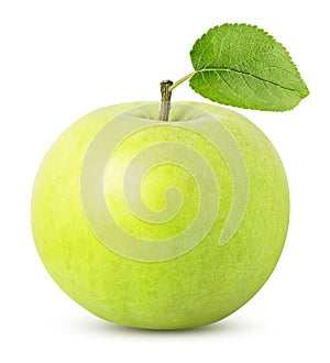 Green apple isolated on white background