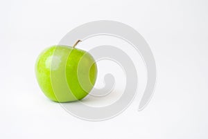 Green Apple Isolated on a White Background