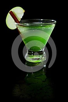 Green apple martini