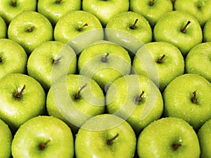 Zelený jablka 