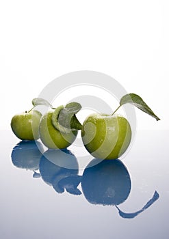 Green apples