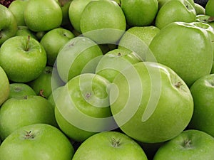 Green apples.