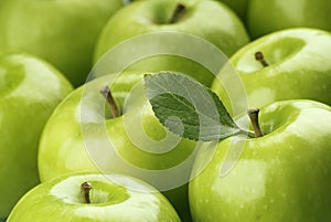 Zelený jablká 