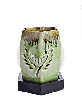 Green aroma lamp