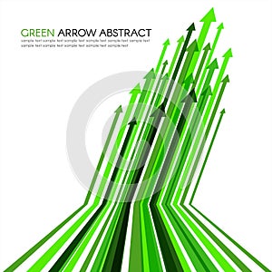 Green arrow line striped sharp vector abstract background