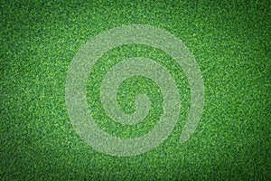 Green artificial grass natural background. The abstract art design background of green grass ground floor