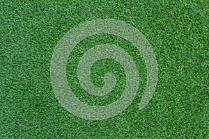 Green artificial grass pattern and texture for background.