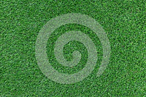 Green artificial grass pattern and texture for background.