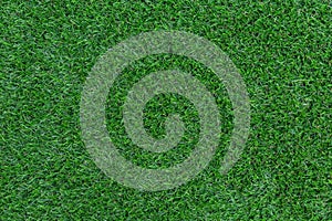 Green artificial grass pattern and texture for background.