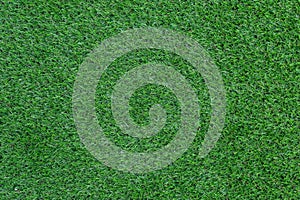 Green artificial grass pattern and texture for background.