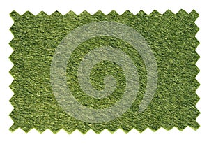 Green artificial synthetic grass meadow sample