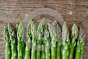 Green asparagus. photo