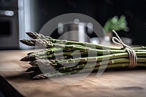 green asparagus sprouts