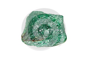 Green aventurine rough gemstone