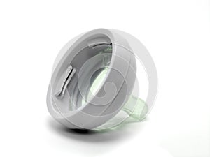 Baby bottle rubber teat.