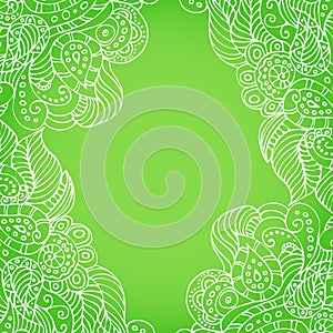 Green background with light patterns
