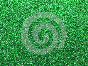 Green background and shimmering texture