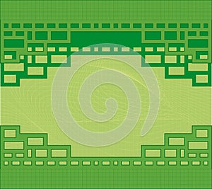 Green background, vector