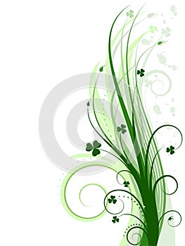 Green background (vector incl)