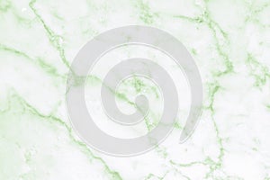 Green background white marble wall surface gray background pattern graphic abstract light elegant white.