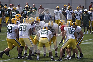 Green Bay Packers NFL Football Training Camp Scene